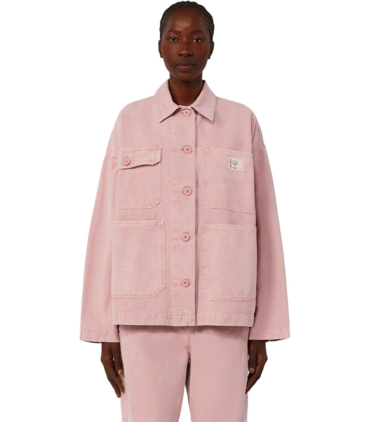 MAX MARA WEEKEND ALBUM PINK SHIRT JACKET