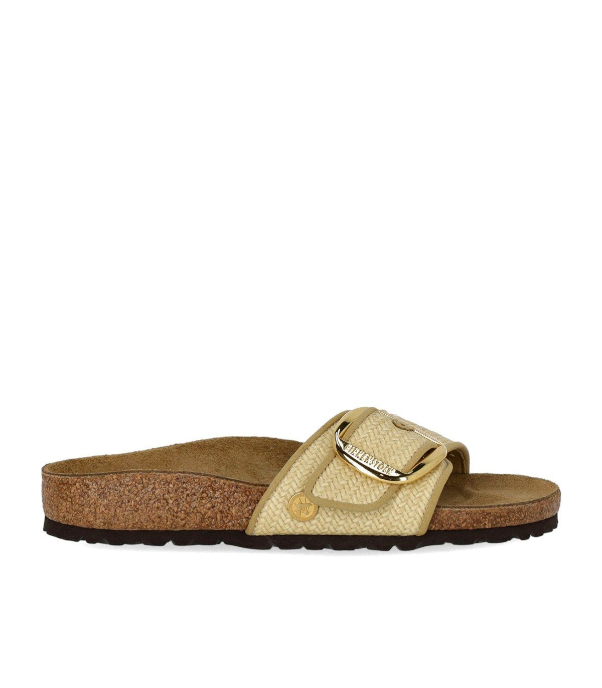 SANDALE MADRID RAFFIA BIG BUCKLE NATURAL BIRKENSTOCK