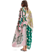 ESSENTIEL ANTWERP HANSAS MULTICOLORED KAFTAN DRESS