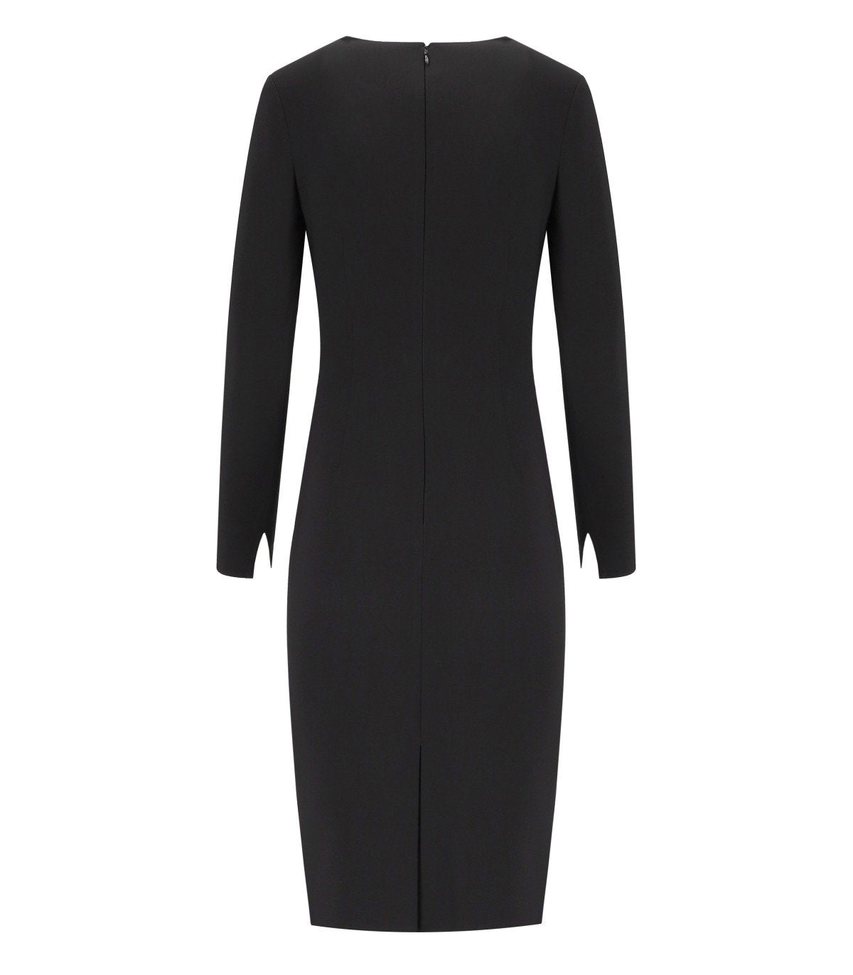 VESTIDO TUBO CON BORLAS NEGRO ELISABETTA FRANCHI