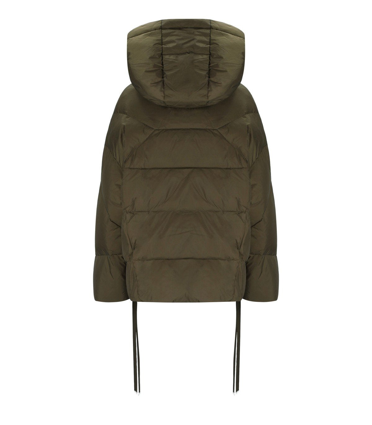 TWINSET MILITARY GREEN HOODED JACKET