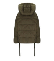 TWINSET MILITARY GREEN HOODED JACKET