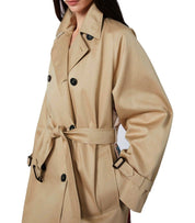 MAX MARA WEEKEND NINFA BEIGE TRENCH COAT