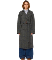 MAX MARA WEEKEND SESTRI GREY BELTED COAT