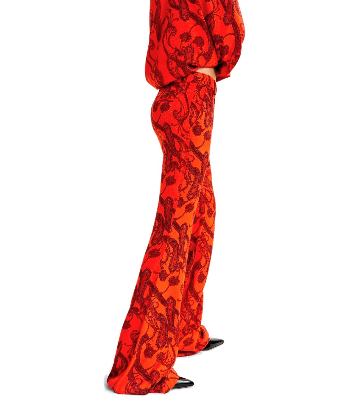 ESSENTIEL ANTWERP JODIE ORANJE FLARE BROEK