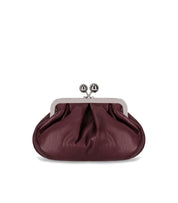 MAX MARA WEEKEND PASTICCINO PRATI SMALL BORDEAUX CLUTCH