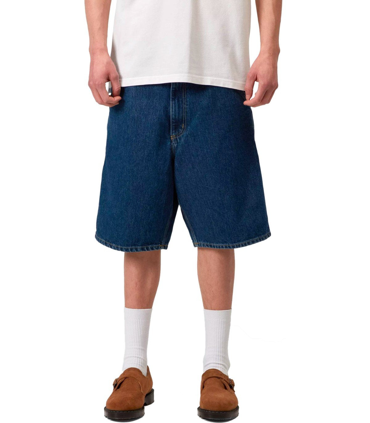 BERMUDA SINGLE KNEE BLU CARHARTT WIP