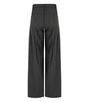 WHITE SAND ANTHRACITE GREY WIDE LEG PANTS