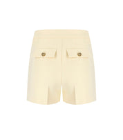 ELISABETTA FRANCHI LEMONADE SHORTS WITH HORSEBIT