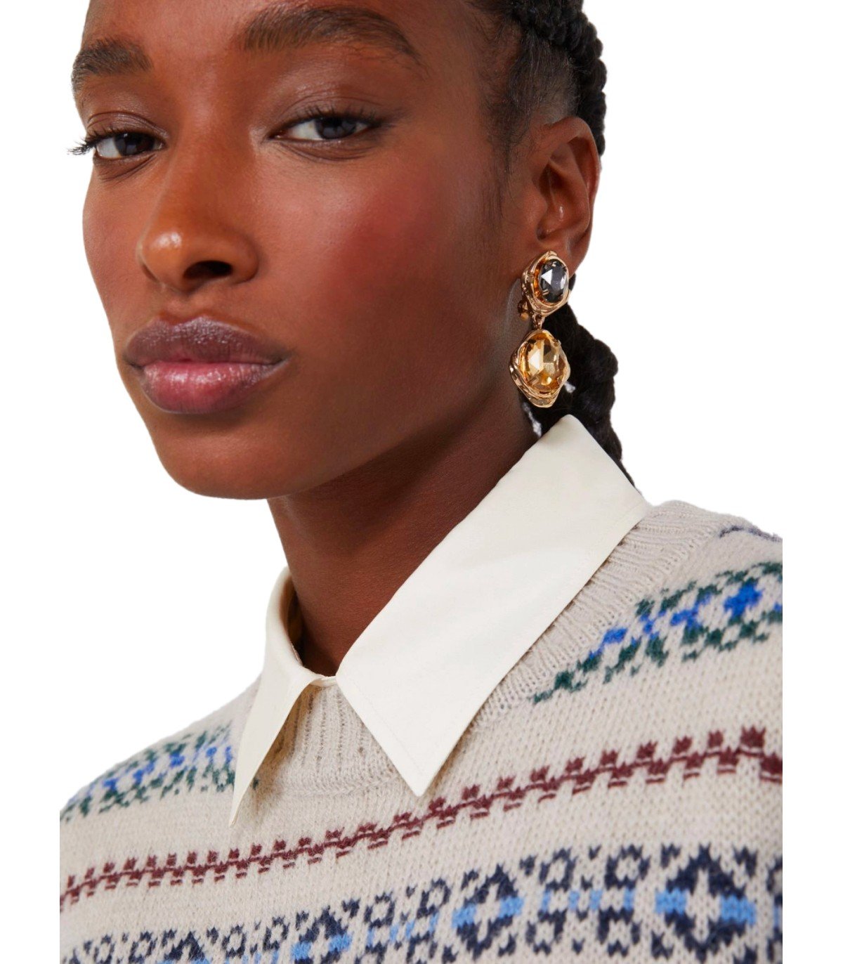 MAX MARA WEEKEND FASTO GOLD EARRINGS