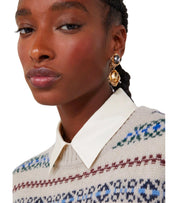 MAX MARA WEEKEND FASTO GOLD EARRINGS