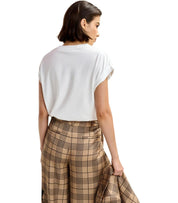 ESSENTIEL ANTWERP JUNGALA WHITE T-SHIRT