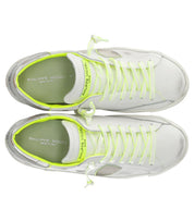 PHILIPPE MODEL PRSX WHITE NEON YELLOW SNEAKER