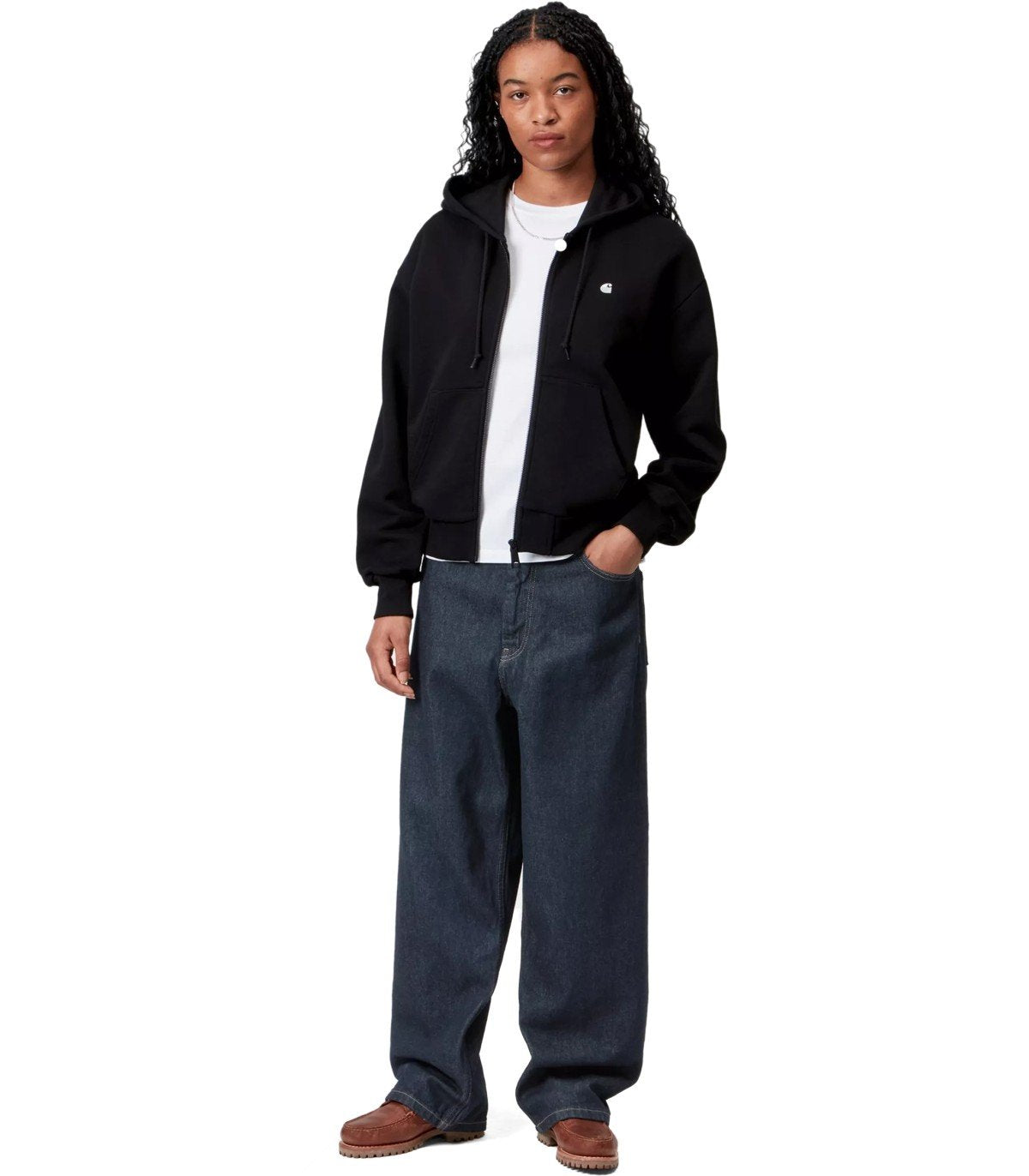 CARHARTT WIP W' BRANDON DARK BLUE JEANS