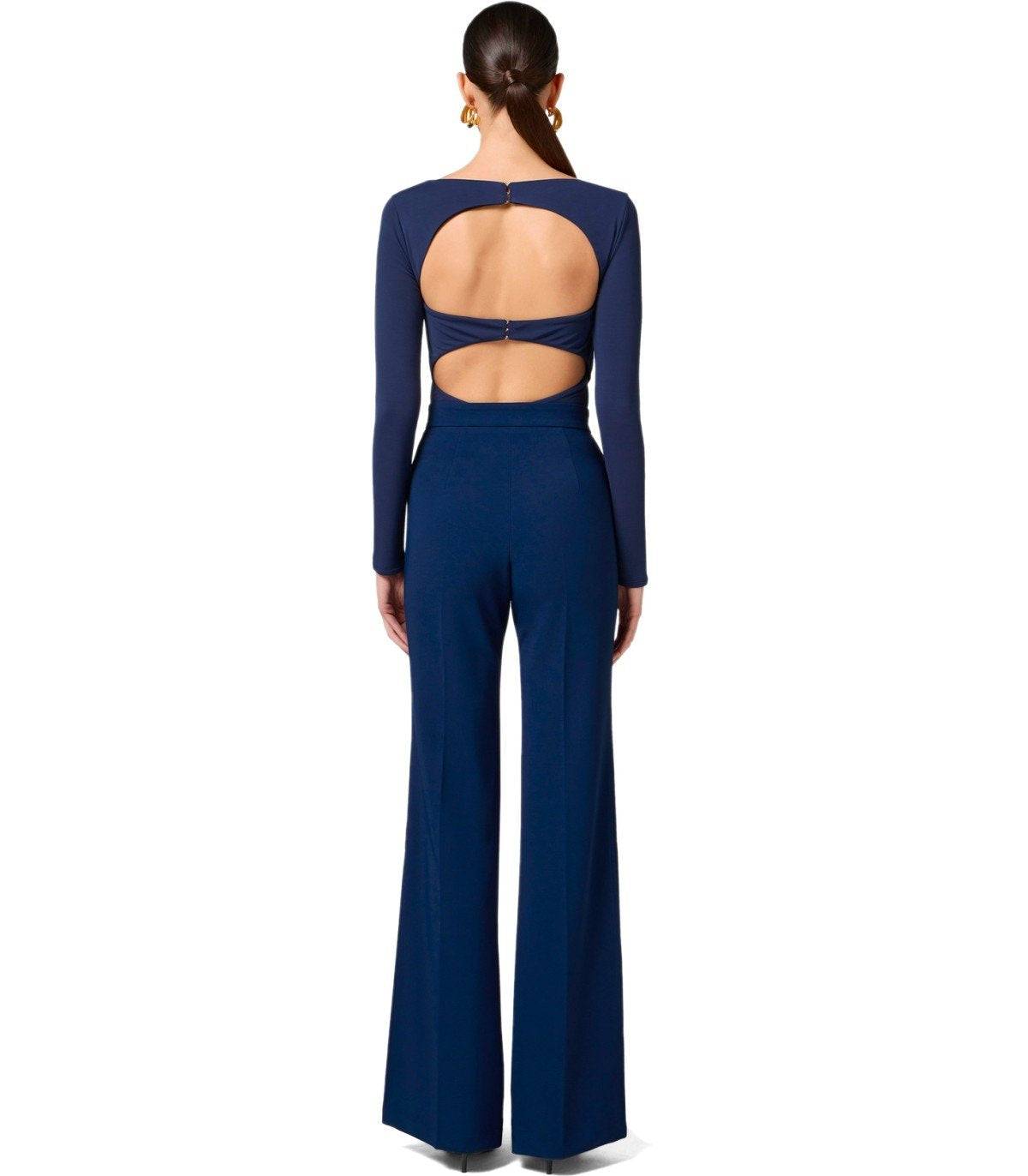 ELISABETTA FRANCHI OLTREMARE SMOKING TROUSER