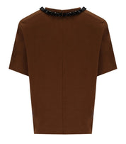 ESSENTIEL ANTWERP KARDINAL BRAUNES T-SHIRT