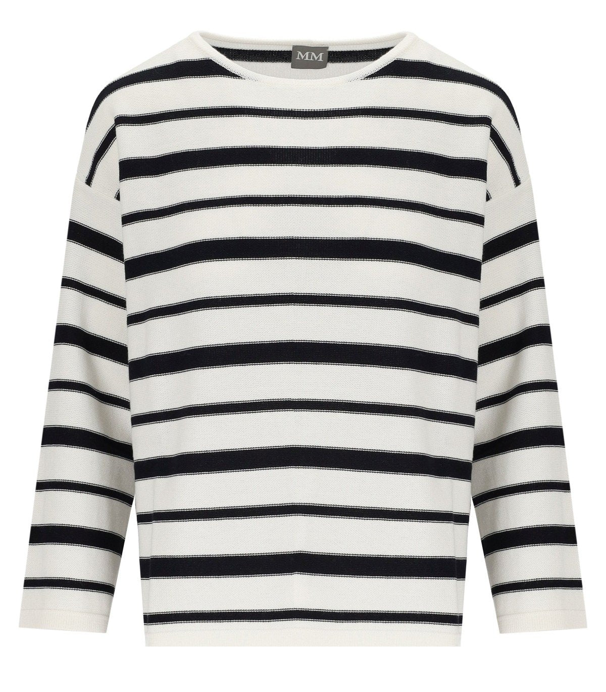 MM MAX MARA LOCUSTA WEISS UND BLAU PULLOVER