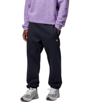 CARHARTT WIP CHASE NAVY BLUE SWEAT PANTS