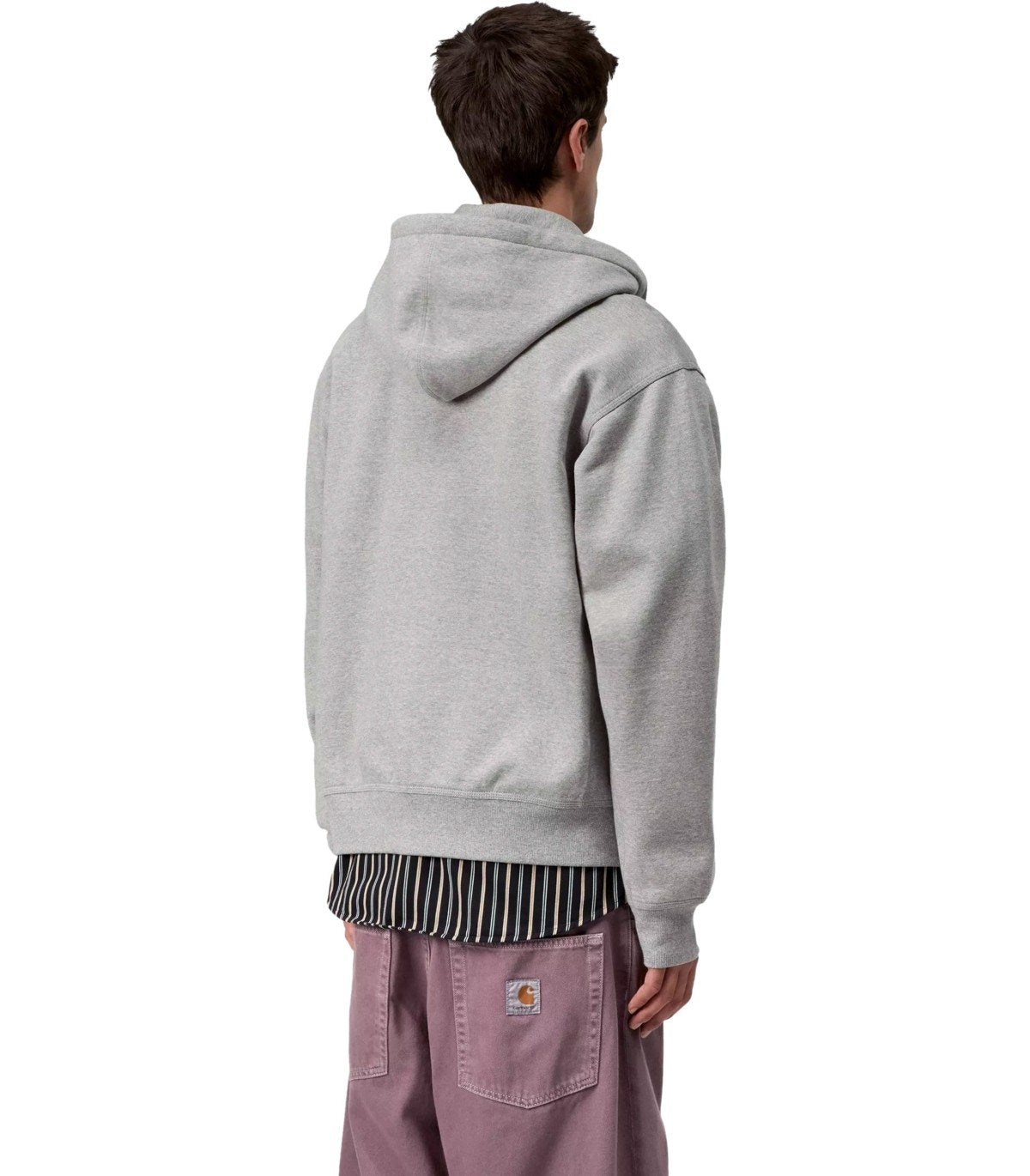 CARHARTT WIP AMERICAN SCRIPT GREY HOODIE