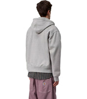 CARHARTT WIP AMERICAN SCRIPT GREY HOODIE
