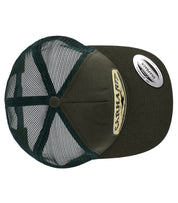 CARHARTT WIP TAKE OFF TRUCKER GREEN CAP