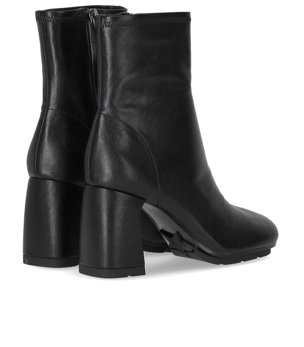 ASH ECLAT BLACK HEELED ANKLE BOOT