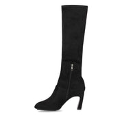 ASH EMMY SCHWARZ HOHER STIEFEL MIT ABSATZ