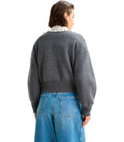 ESSENTIEL ANTWERP IDEA GRAUER CARDIGAN