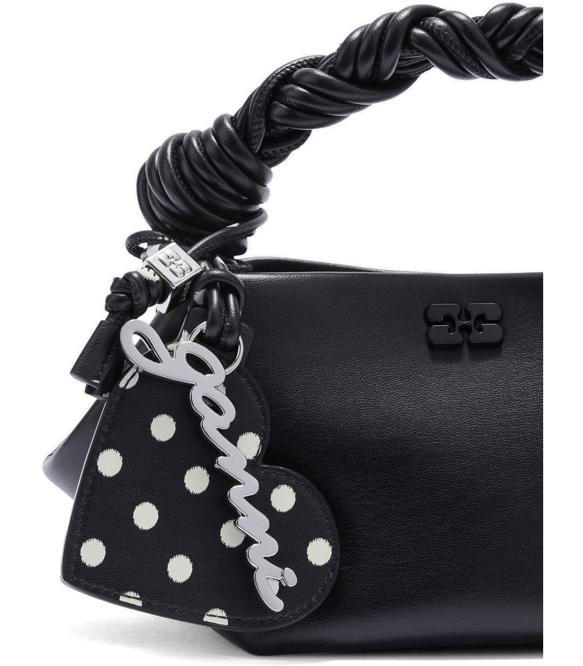 CHARM BOU HEART IMPRIMÉ POIS GANNI