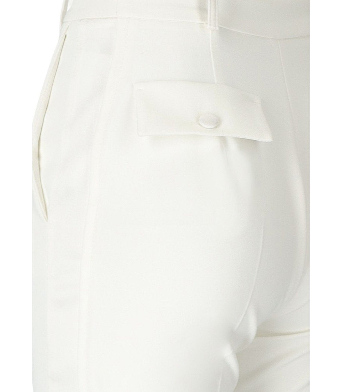 ELISABETTA FRANCHI IVORY SMOKING TROUSER
