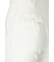 ELISABETTA FRANCHI IVORY SMOKING TROUSER