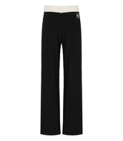 PANTALONE NERO/BURRO ELISABETTA FRANCHI 