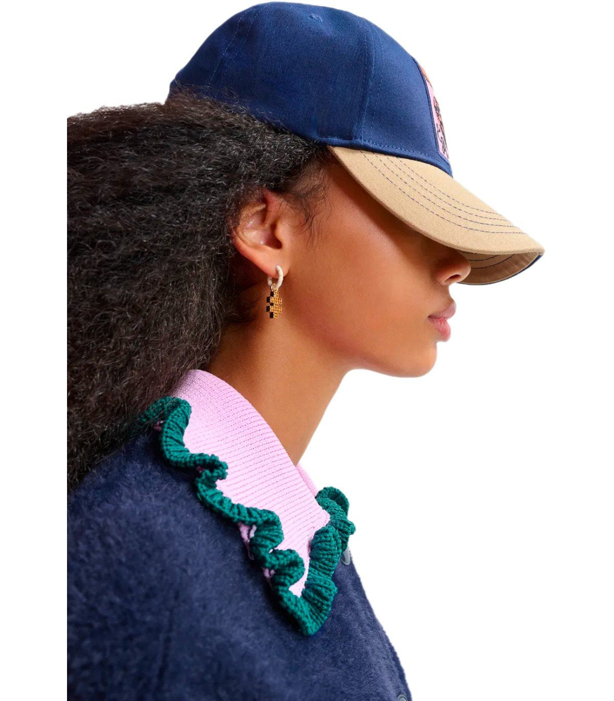 ESSENTIEL JARDENER BLUE CARDIGAN