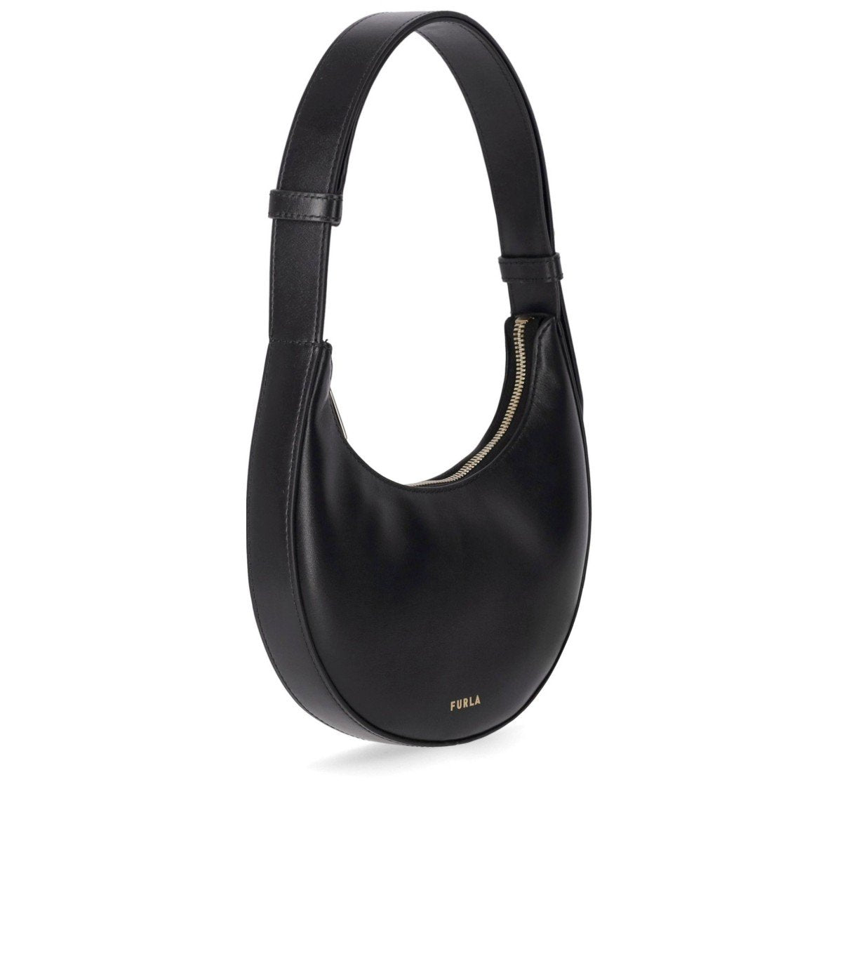 FURLA DELIZIA MINI BLACK SHOULDER BAG