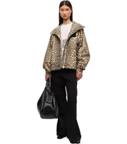 GANNI ANIMAL PRINT NYLON JACKET
