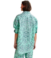 ESSENTIEL ANTWERP HISTENDE ACQUA GREEN SHIRT
