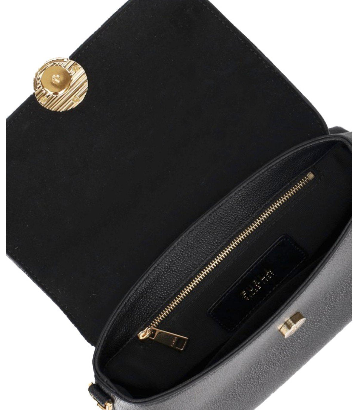 FURLA MOONLIGHT S BLACK HANDBAG