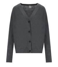 MM MAX MARA CLARINO GREY CARDIGAN - L