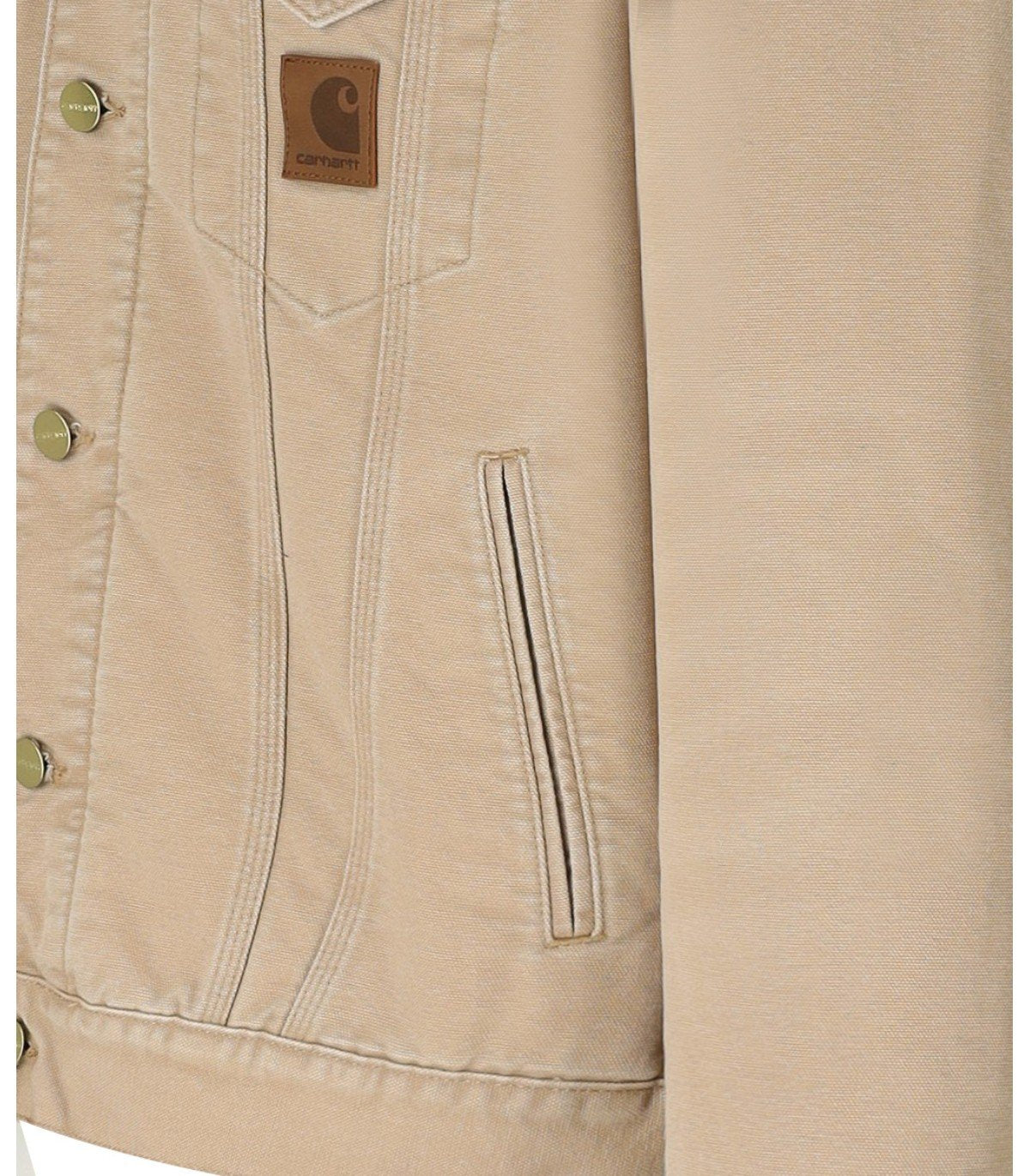 GIACCA DAYTON TRUCKER DUSTY BROWN CARHARTT WIP