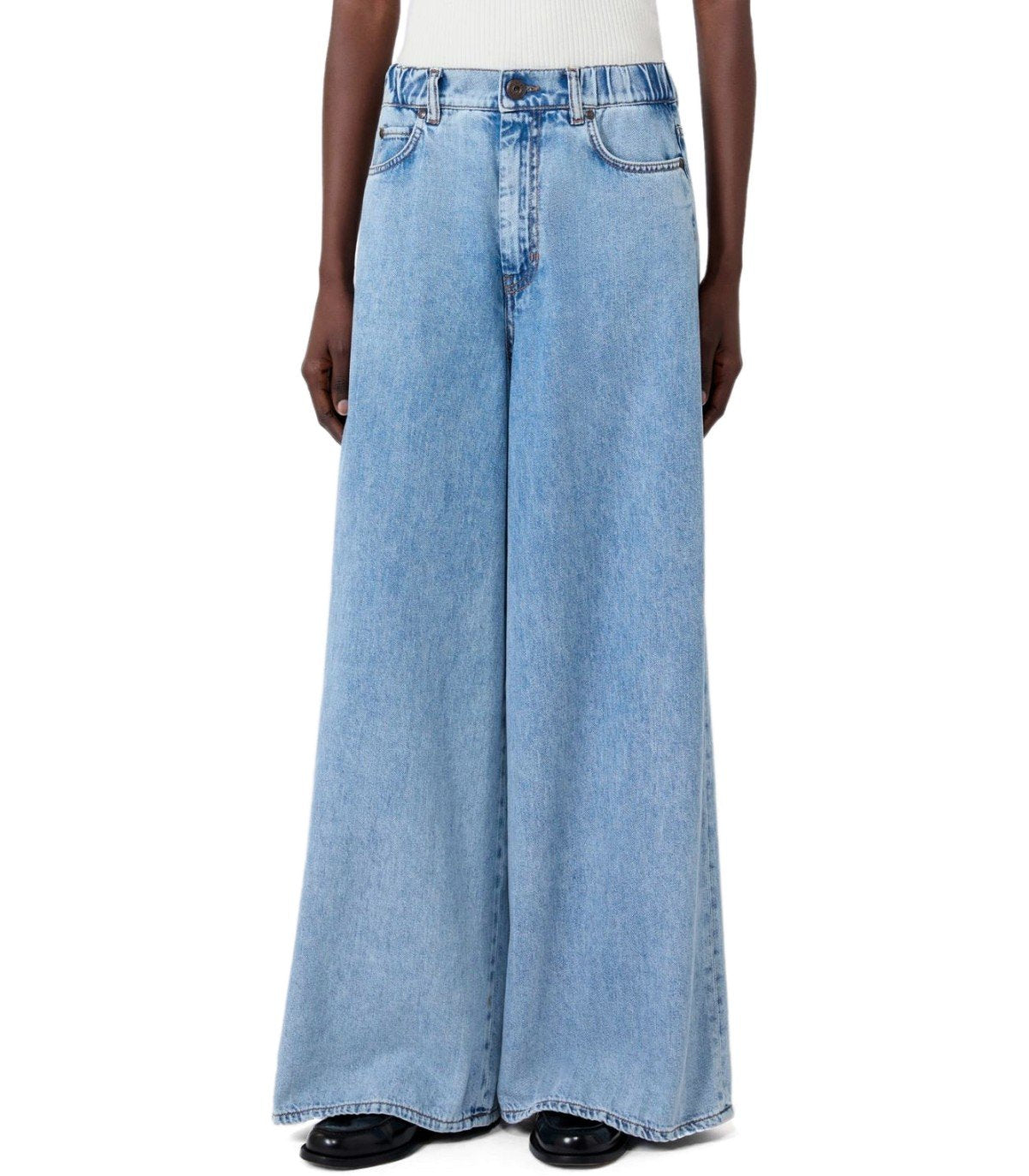 MAX MARA WEEKEND ZATTERA HELLBLAUES JEANS