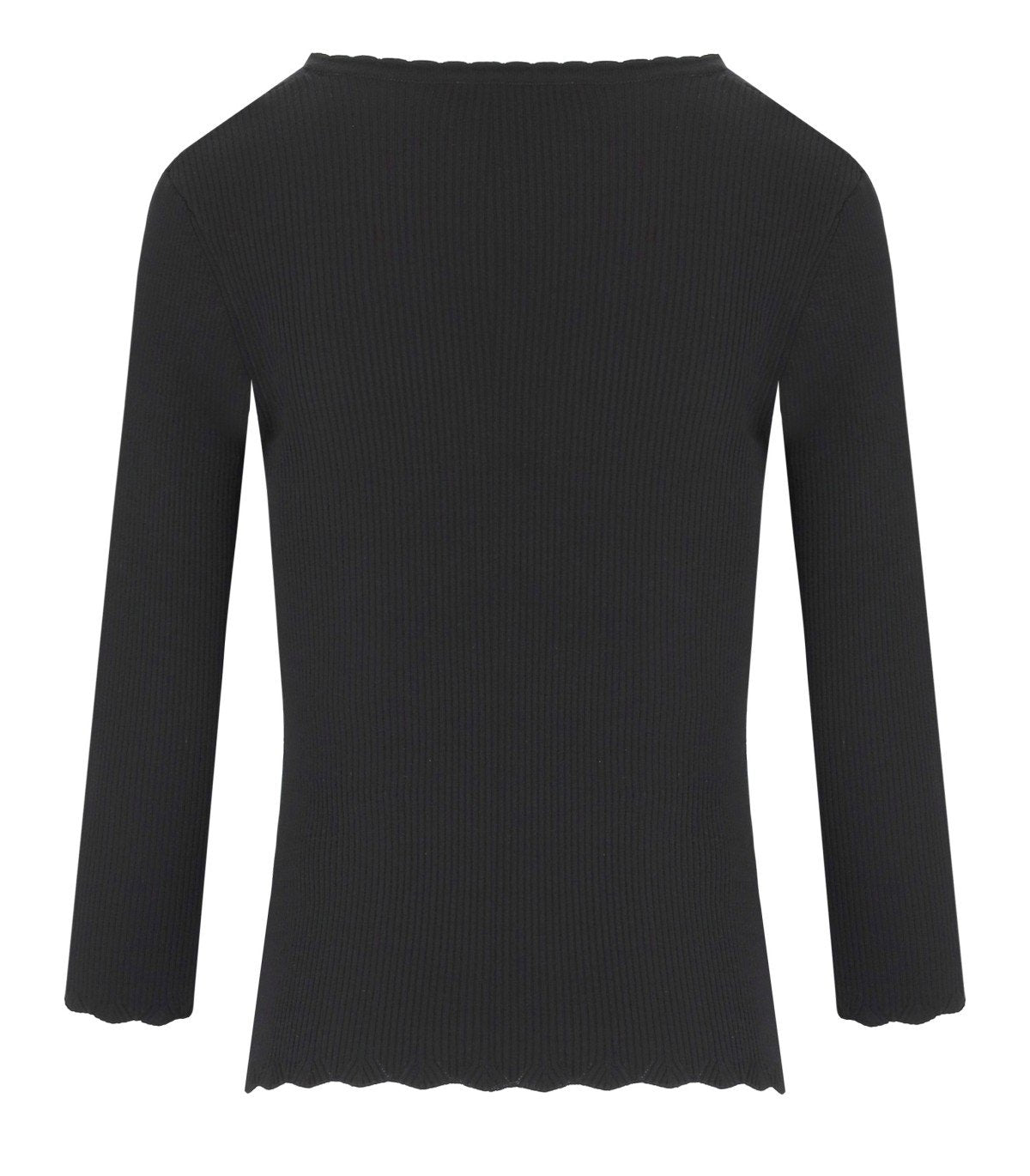 ELISABETTA FRANCHI BLACK SWEATER WITH NECKLACE