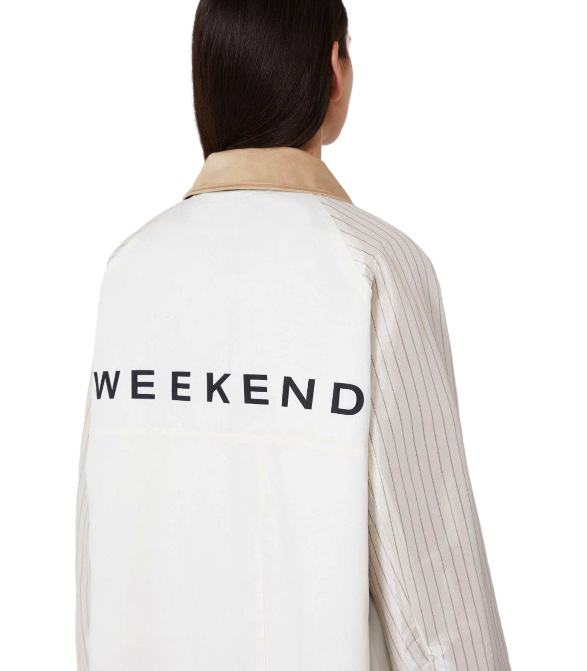 MAX MARA WEEKEND NINFA BEIGE TRENCH COAT