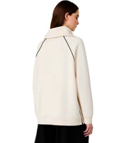 MAX MARA WEEKEND BALLATA ELFENBEIN SWEATSHIRT