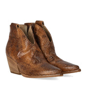 ELENA IACHI TOBACCO TEXAN ANKLE BOOT