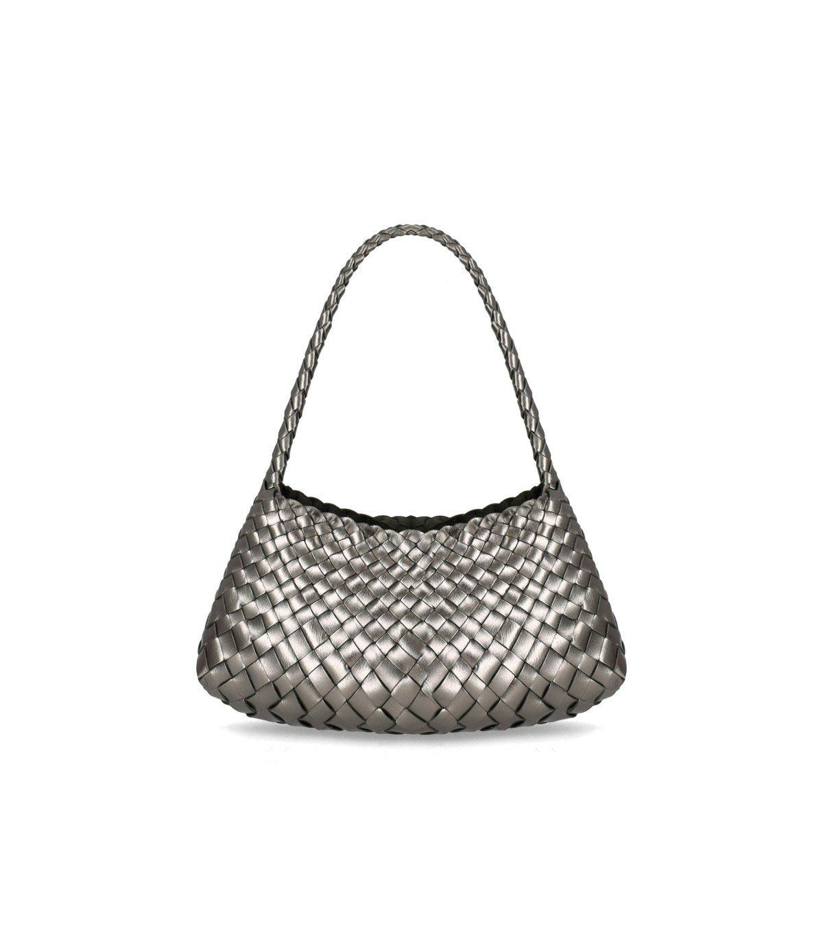 DRAGON DIFFUSION ROSANNA MINI SILVER SHOULDER BAG
