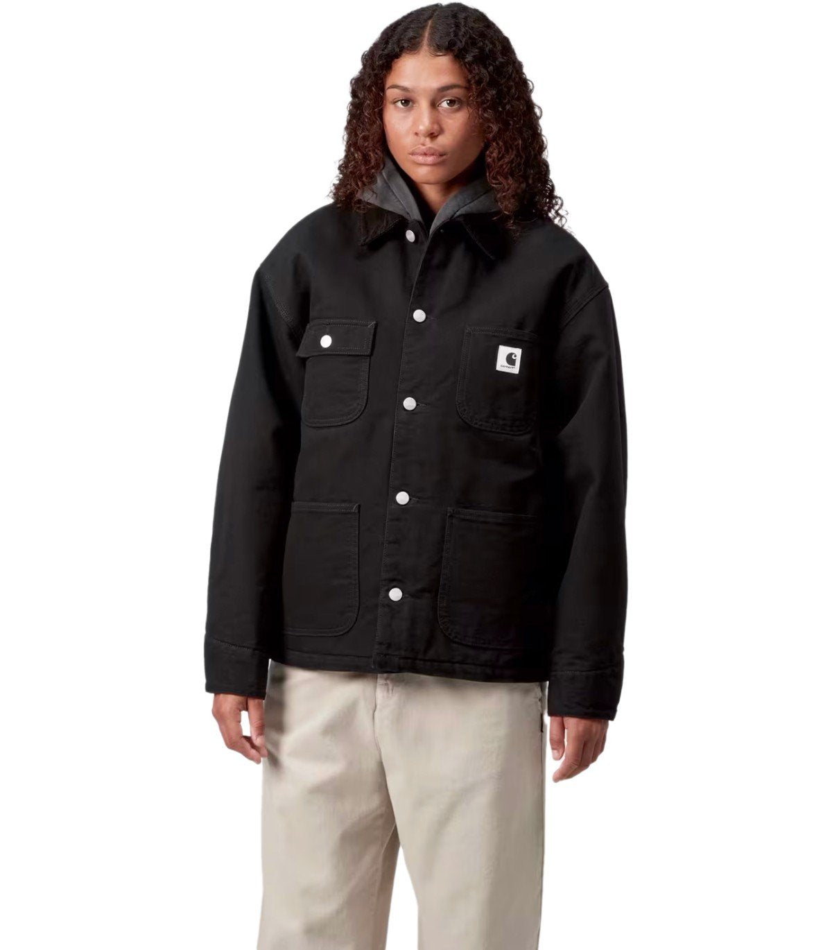 CARHARTT WIP W' MICHIGAN SCHWARZE JACKE