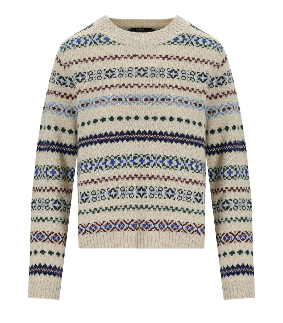 MAX MARA WEEKEND QUIRITE ECRU CREWNECK SWEATER