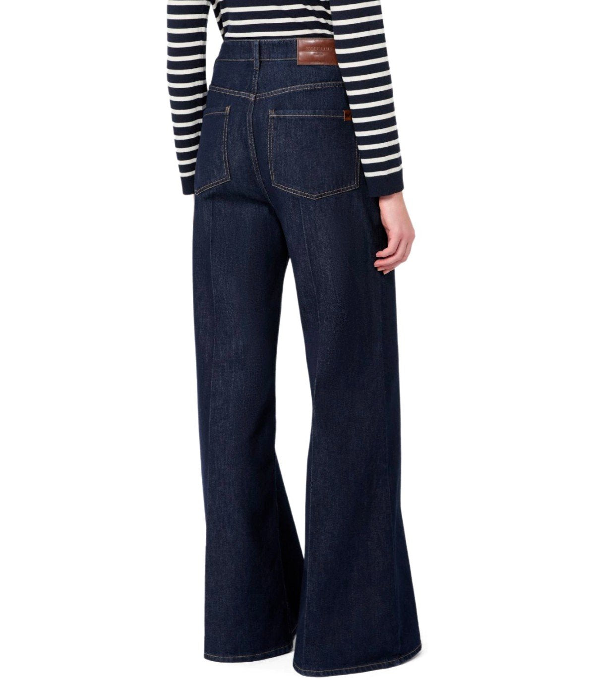 JEANS A PALAZZO SPORT BLU MAX MARA WEEKEND