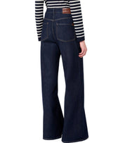 JEANS A PALAZZO SPORT BLU MAX MARA WEEKEND