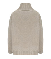 MAX MARA WEEKEND BORGIA BEIGE TURTLENECK SWEATER